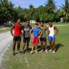Sprinters with Lilly (c) and Mariuti (r)