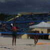 Vanuatu player spikes!