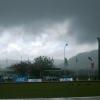 Clouds that brought the rain