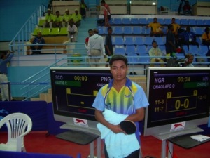 Nooa after winning his final pool match.