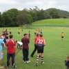 Coaches looking on