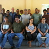 Workshop speaker Brian Minikin and participants.