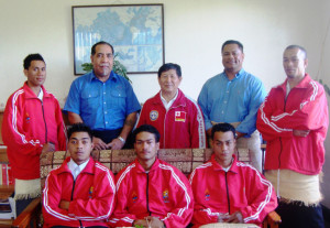 TNTA President with Team Tonga 2011