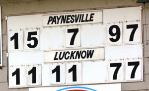 EGFNL Football 2013 Paynesville v Lucknow Seniors