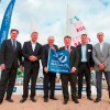 Left to right: Event Chairman; Mark Klemens, John Bertrand AM, Bruce Griffiths, CR Serge Thomann, Yachting Victoria Ceo; Steve Walker and Event Director; Mark Turnbull OAM.