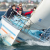 Kellie Knowles at the helm of her S80 Take One _credit Steb Fisher Photography