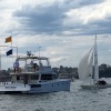 Adam Tran (AUS27 Troika) crossing the finish in race 1