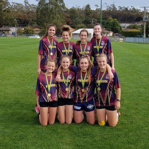 Riverside High School (Maroon) Grade 9/10 Girls Winners
