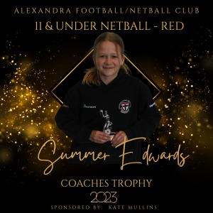 Under 11 Netball - Red - Coaches Trophy