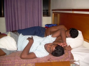 Athletes crashed out in Nadi !