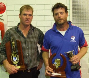 JAMES KYLE (Korumburra-Bena) 2012 Reserves B&F Winner & KEVIN TAYLOR (Phillip Island) Reserves Leading Goalkicker
